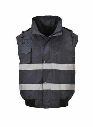 Portwest Iona 3 in 1 bomberjack marine met reflectiestrepen 100% polyester maat S