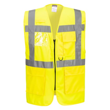 Portwest Berlin Hi-Vis executive vest geel maat 6XL