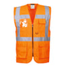 Portwest Berlin Hi-Vis executive vest oranje maat XS