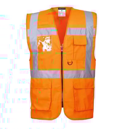 Portwest Berlin Hi-Vis executive vest oranje maat XS