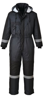 Portwest winteroverall 100% polyester marine/zwart maat M