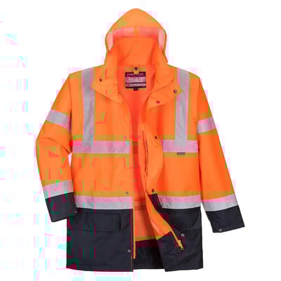 Portwest Hi-Vis essential jack 5 in 1 oranje marine maat XS
