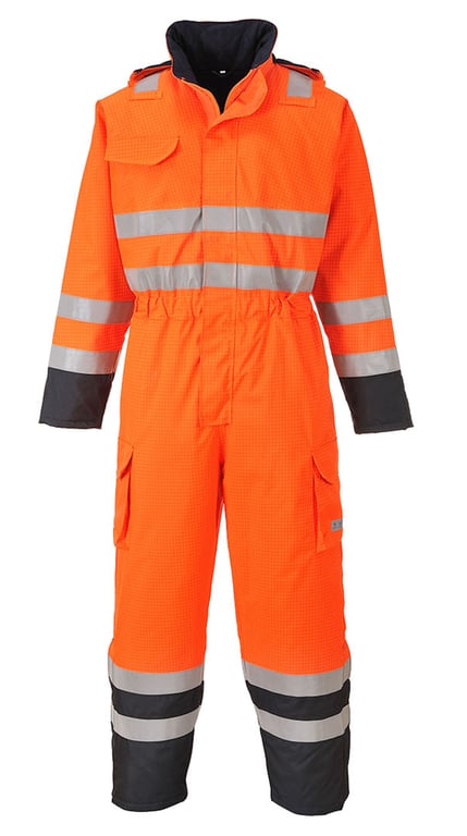 Portwest Bizflame multi regen overall Oranje