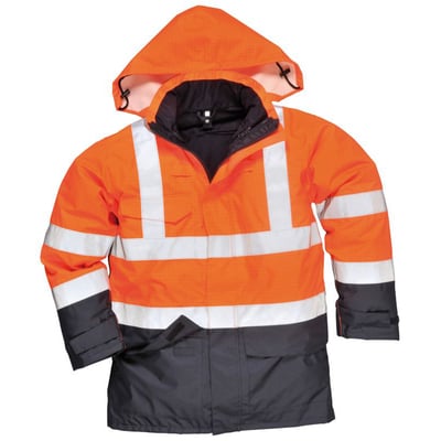 Portwest Bizflame multi beschermend jack vlamvertragend Hi-vis oranje blauw maat S