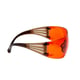 3M SecureFit 400 veiligheidsbril zwart/bruin   met oranje lens 