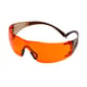 3M SecureFit 400 veiligheidsbril zwart/bruin   met oranje lens 