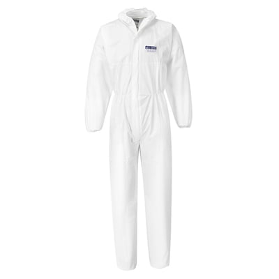 Portwest Microporeuze overall type 6/5 wit maat S