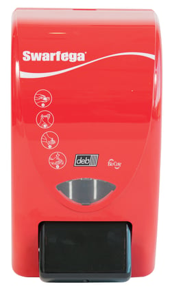 Swarfega 2000 handzeep dispenser 2ltr rood 