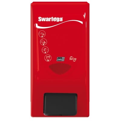 Swarfega 4000 handzeep dispenser 4ltr rood 