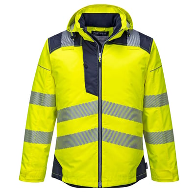 Portwest PW3 Hi-Vis winterjack  geel/marine maat S