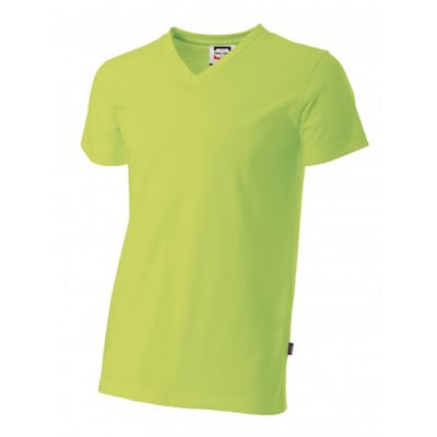 Tricorp Workwear t-shirt v-hals lime groen maat 2XL