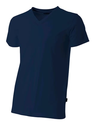 Tricorp t-shirt v-hals blauw maat 2XL 