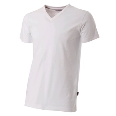 Tricorp Workwear t-shirt v-hals wit maat 2XL 
