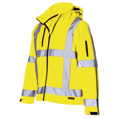 Tricorp Workwear soft shell jack RWS  geel maat S