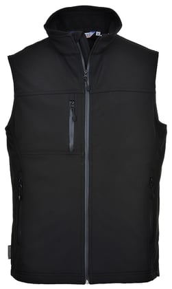 Portwest softshell bodywarmer  zwart maat S