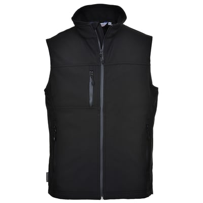 Portwest softshell bodywarmer  zwart maat S