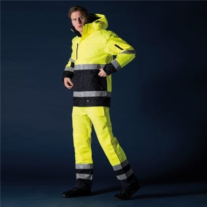 Tricorp Workwear parka bi-color geel marine maat S