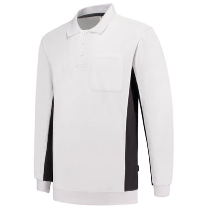 Tricorp Workwear polosweater wit grijs maat 5XL