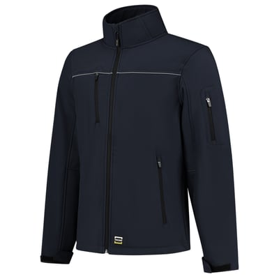 Tricorp Workwear softshell jack luxe blauw maat XS 