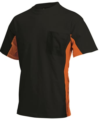 Tricorp Workwear t-shirt  zwart oranje maat 3XL