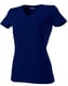 Tricorp dames t-shirt v-hals  blauw maat 2XL