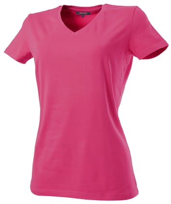 Tricorp Workwear dames t-shirt v-hals fuchsia maat 3XL