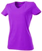 Tricorp Workwear dames t-shirt v-hals paars maat 2XL