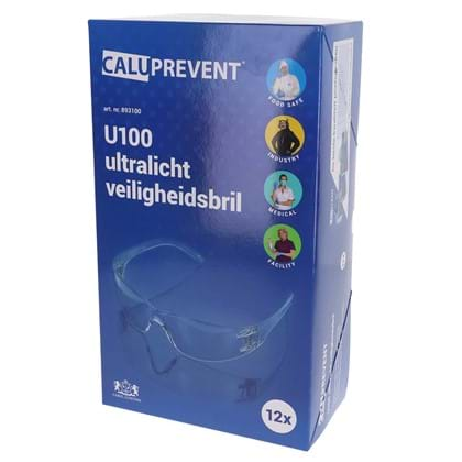 CaluPrevent U100 ultra light veiligheidsbril  