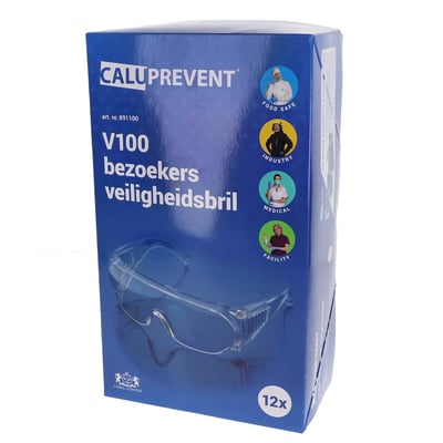 CaluPrevent V100 bezoeker veiligheidsbril