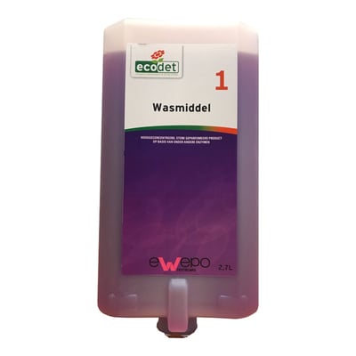 Ecodet textielwasmiddel 2,7ltr 