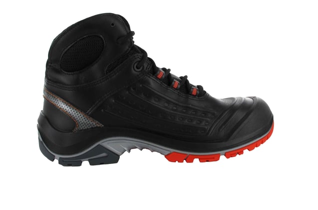 Bata Nova Vector S3 veiligheidsschoen hoog ESD met kruipneus zwart oranje