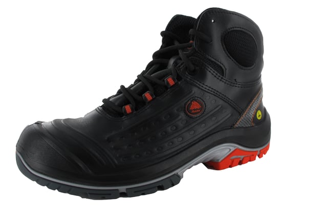 Bata Nova Vector S3 veiligheidsschoen hoog ESD met kruipneus zwart oranje