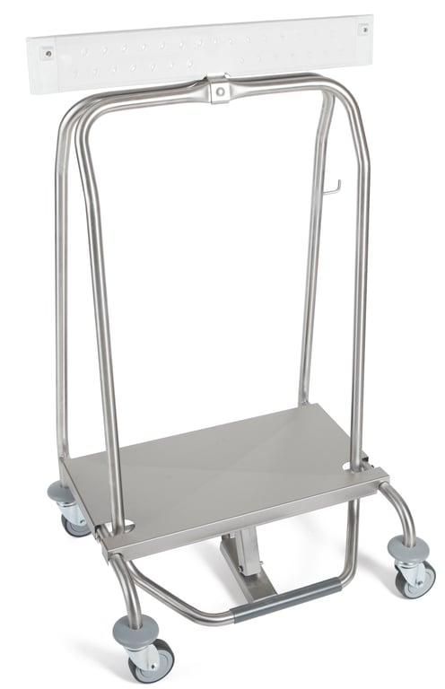 Droppy RVS afvalverzamelaar met klapsluiting