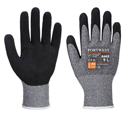 Portwest Sharp snijbestendige handschoenen grijs maat S