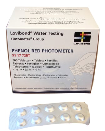 Phenol rood photometer 500 tabletten 