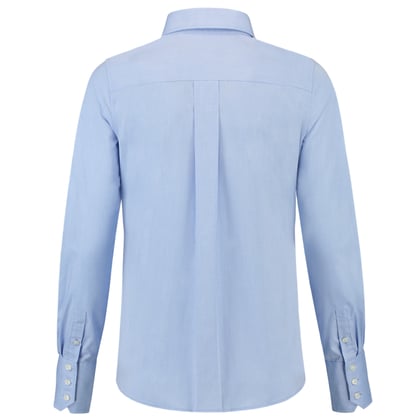 Tricorp dames blouse basic fit  blauw maat 32