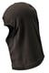 Fleece bivakmuts zwart one size 100% polyester