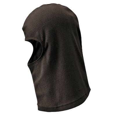 Fleece bivakmuts zwart one size 100% polyester