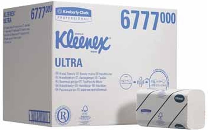 Kleenex® Ultra handdoeken Airflex 2-lgs 30x124st