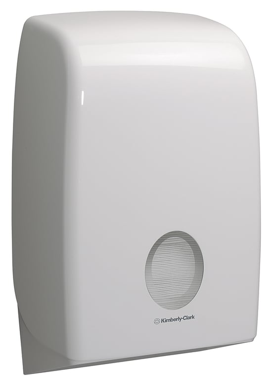 Aquarius gevouwen handdoek dispenser wit