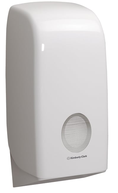 Aquarius toilettissue dispenser gevouwen wit
