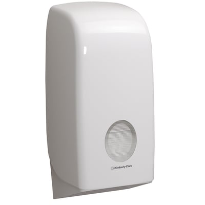 Aquarius toilettissue dispenser gevouwen wit