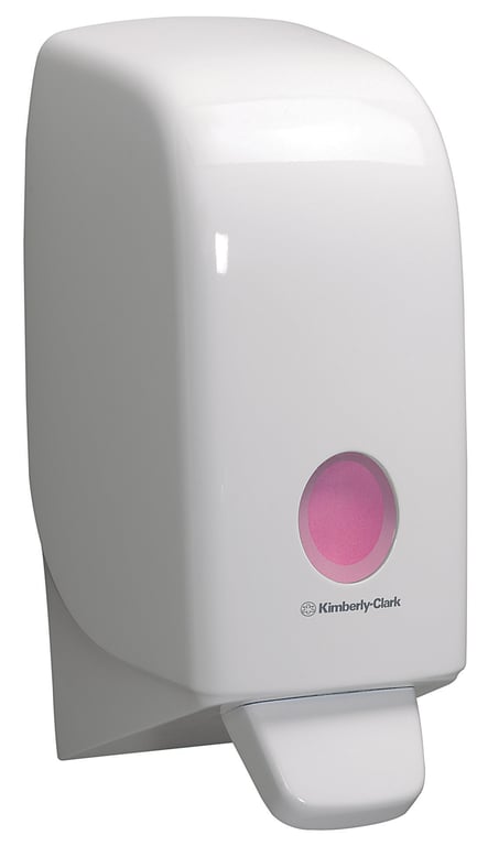 Aquarius zeepdispenser voor hand en foamvullingen wit 1ltr