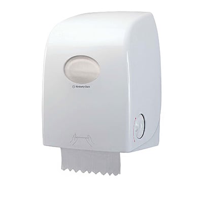 Aquarius rolhanddoek dispenser wit