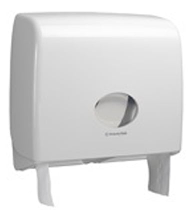 Aquarius toiletpapierdispenser voor jumborollen wit