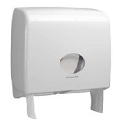 Aquarius toiletpapierdispenser voor jumborollen wit