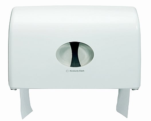 Aquarius toiletpapierdispenser  voor standaard toiletrollen wit