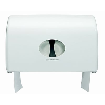 Aquarius toiletpapierdispenser  voor standaard toiletrollen wit