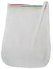 Hammam scrubhandschoen Kese dun beige met gekleurde rand