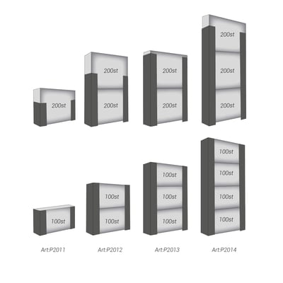 CaluGuard handschoendispenser RVS voor 1 dispenser